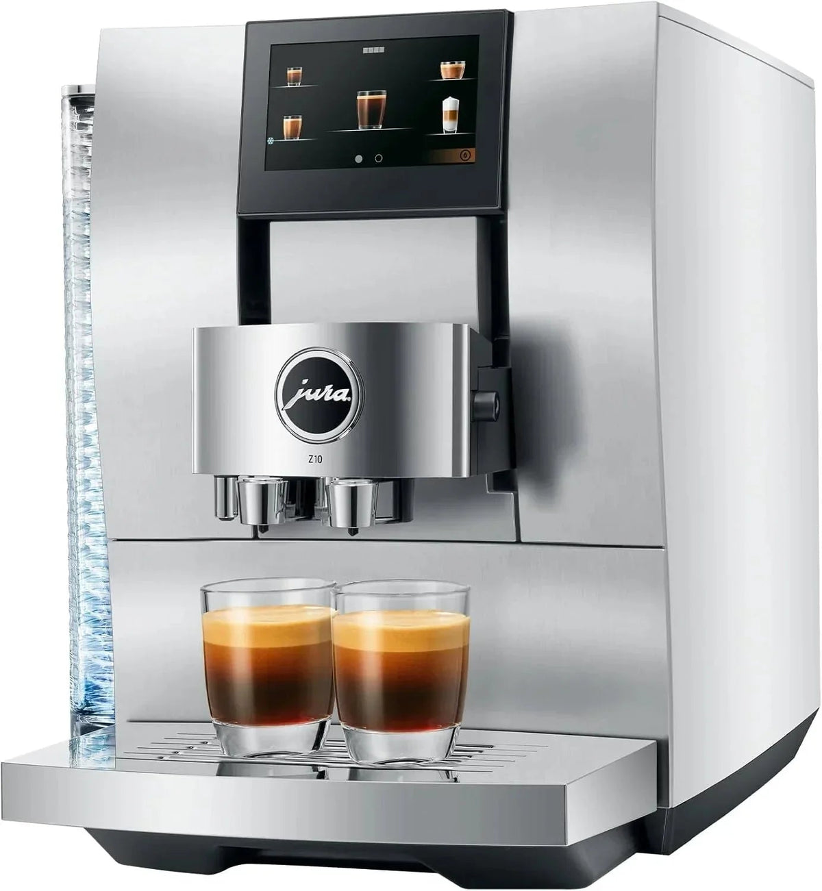 JURA Z10 Automatic Coffee Machine – Hot & Cold Brew Espresso Maker, Built-In P.R.G. Grinder, 4.3" Color Touchscreen