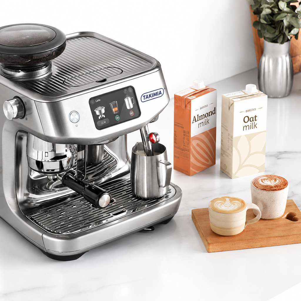 Takimia AeroJet Espresso Machine - Auto Grind Dose Tamp with Touchscreen Milk Settings