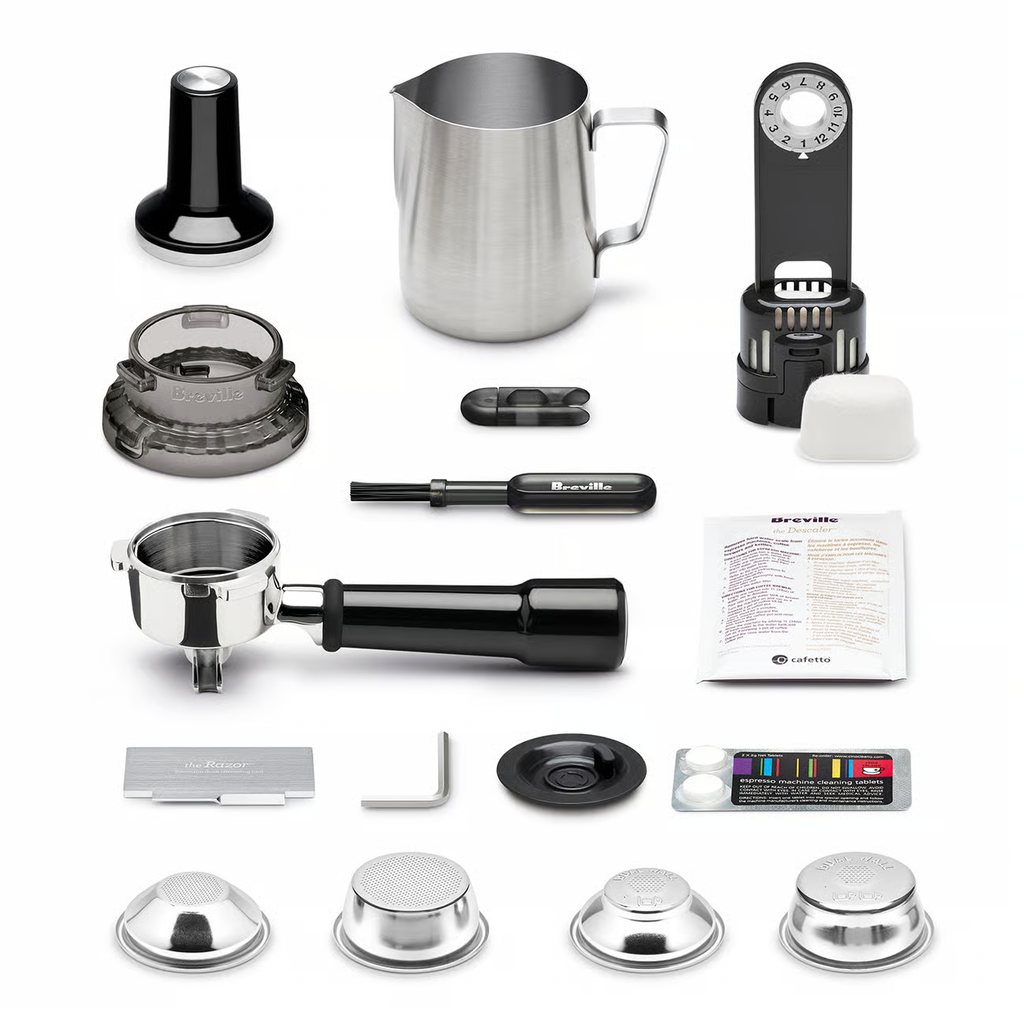 Breville Barista Express Espresso Machine – 15-Bar Pump, Built-In Burr Grinder & Milk Frother, Stainless Steel