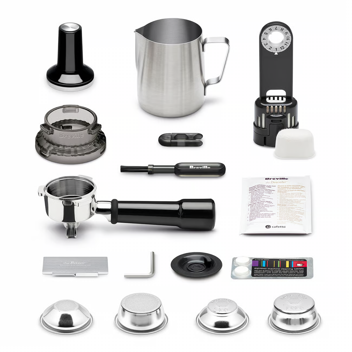 Breville Barista Express Espresso Machine – 15-Bar Pump, Built-In Burr Grinder & Milk Frother, Stainless Steel