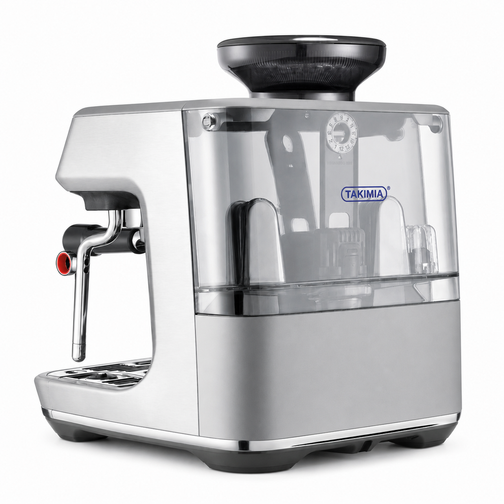 Takimia TouchPress Espresso Machine - Touchscreen Guidance with Assisted Puck System
