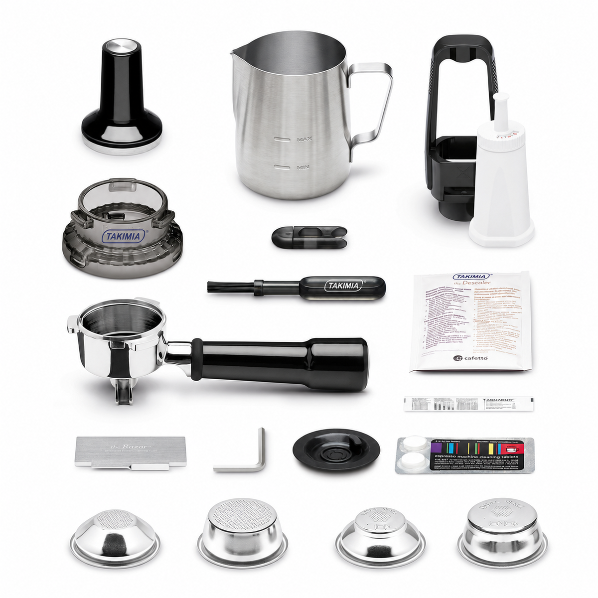 Takimia TouchBrew Espresso Machine - Touchscreen Bean-to-Cup System with Auto Milk