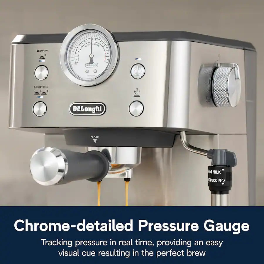De'Longhi Classic Espresso Machine, Stainless Steel